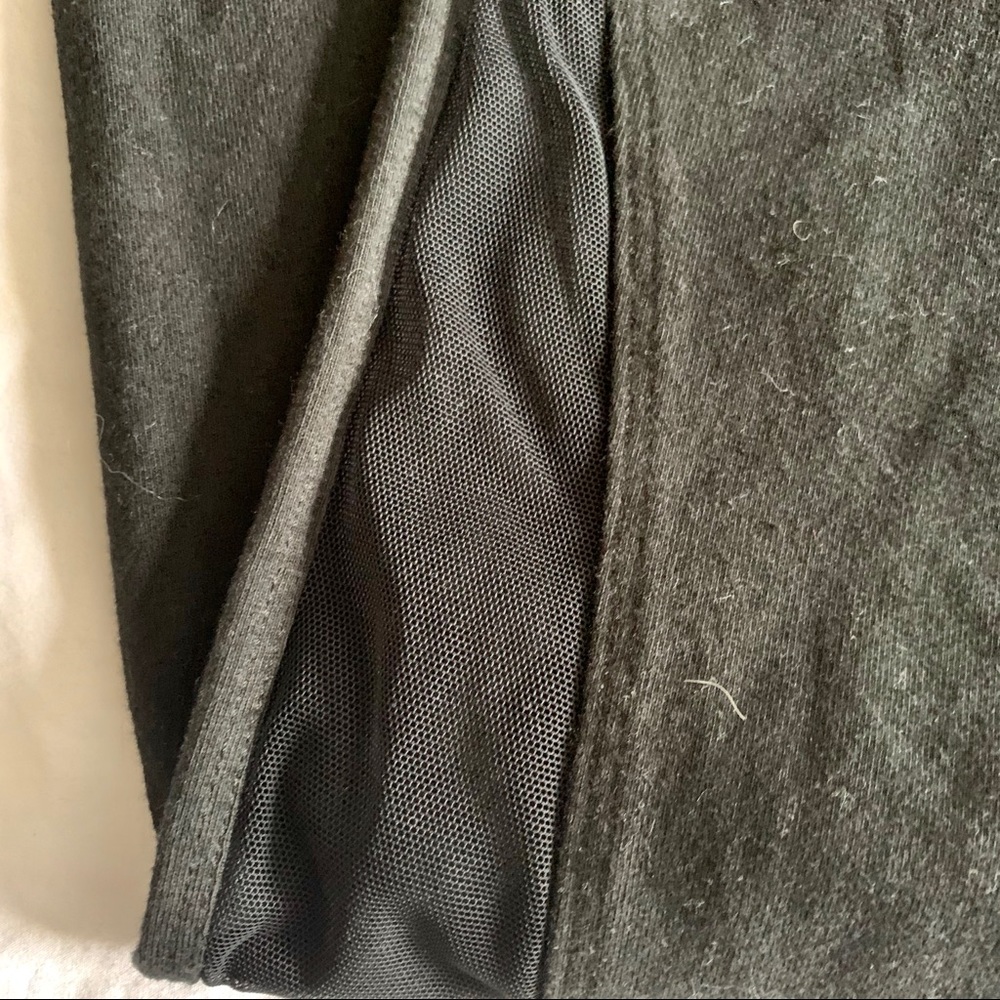 Victoria’s Secret Floral Black Mesh Leggings